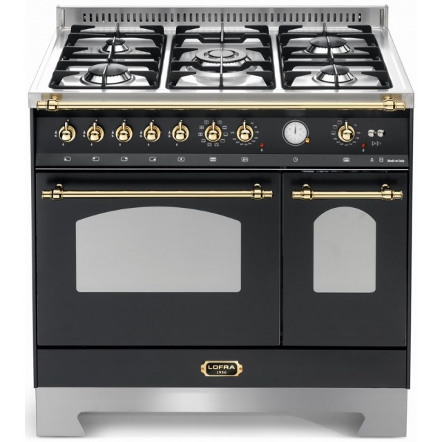 Aragaz Lofra RBI66MFT/CI, 60x60 cm, gaz, 4 arzatoare, grill, aprindere electronica, timer, crem