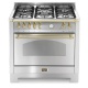 Aragaz Lofra RBI66MFT/CI, 60x60 cm, gaz, 4 arzatoare, grill, aprindere electronica, timer, crem Aragaz Lofra RBI66MFT/CI, 60x60 cm, gaz, 4 arzatoare, grill, aprindere electronica, timer, crem