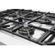 Plita incorporabila Foster Milano 7646000, instalare Q4, gaz, 108cm, 5 arzatoare, aprindere electrica, siguranta gaz, inox