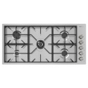 Plita incorporabila Foster Milano 7636000, instalare FT/FTS, gaz, 108cm, 5 arzatoare, aprindere electrica, siguranta gaz, inox