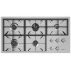Plita incorporabila Foster Milano 7648000, instalare Q4, gaz, 108cm, 5 arzatoare, aprindere electrica, siguranta gaz, inox