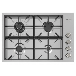 Plita incorporabila Foster Milano 7647000, instalare Q4, gaz, 82cm, 4 arzatoare, aprindere electrica, siguranta gaz, inox