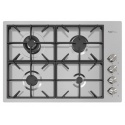 Plita incorporabila Foster Milano 7637000, instalare FT/FTS, gaz, 82cm, 4 arzatoare, aprindere electrica, siguranta gaz, inox