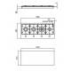 Plita incorporabila Foster Milano 7650000, instalare Q4, gaz, 108cm, 4 arzatoare, aprindere electrica, siguranta gaz, inox