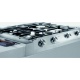 Plita incorporabila Foster Milano Rangetop 3166000, gaz, 120cm, 6 arzatoare, aprindere electrica, siguranta gaz, inox