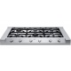 Plita incorporabila Foster Milano Rangetop 3166000, gaz, 120cm, 6 arzatoare, aprindere electrica, siguranta gaz, inox