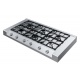 Plita incorporabila Foster Milano Rangetop 3166000, gaz, 120cm, 6 arzatoare, aprindere electrica, siguranta gaz, inox