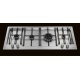 Aragaz Tecnogas P1X66M4VC, 60 cm, gaz, 4 arzatoare, grill, otel inoxidabil