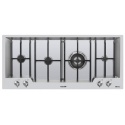 Aragaz Tecnogas P1X66M4VC, 60 cm, gaz, 4 arzatoare, grill, otel inoxidabil