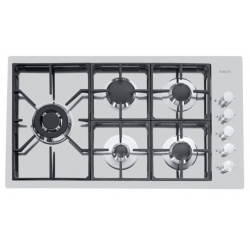 Plita incorporabila Foster S4000 7252032, instalare Q4, gaz, 92 cm, 5 arzatoare, aprindere electrica, siguranta gaz, inox