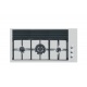 Aragaz Tecnogas P1X66M4VC, 60 cm, gaz, 4 arzatoare, grill, otel inoxidabil