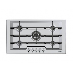 Aragaz Tecnogas P1X66M4VC, 60 cm, gaz, 4 arzatoare, grill, otel inoxidabil