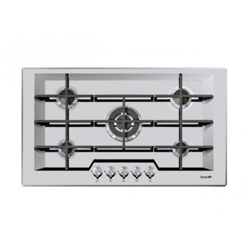 Aragaz Tecnogas P1X66M4VC, 60 cm, gaz, 4 arzatoare, grill, otel inoxidabil