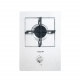 Plita incorporabila Foster KE Domino 7623032, instalare FT/FTS, gaz, 32cm , 1 arzator, aprindere electrica, siguranta gaz, inox