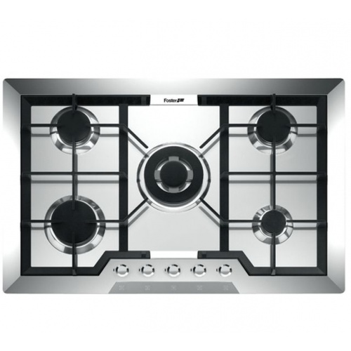 Aragaz Tecnogas P1X66M4VC, 60 cm, gaz, 4 arzatoare, grill, otel inoxidabil