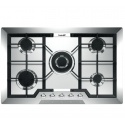 Plita incorporabila Foster Elettra 7064062, instalare STD, gaz, 76cm, 5 arzatoare, aprindere electrica, siguranta gaz, inox