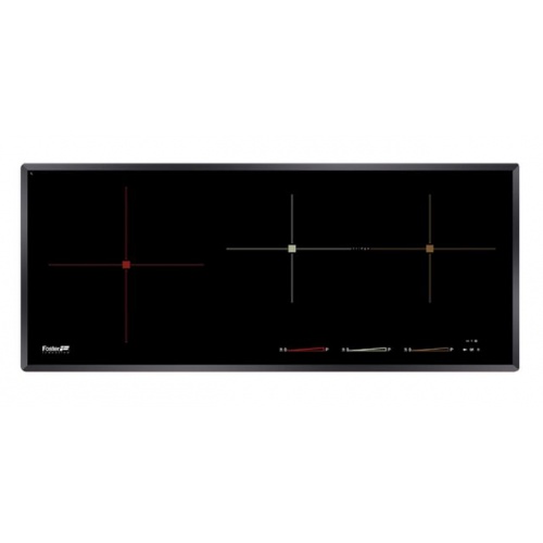 Plita incorporabila Foster S4000 7330245, instalare SF/FT, inductie, 84cm, 3 zone de gatit, booster, sticla neagra