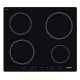 Plita incorporabila Foster S1000 7370300, instalare Q4/FT, inductie, 58cm, 4 zone de gatit, booster, sticla neagra