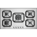 Plita incorporabila Lofra Nettuno HLS9A0, 90 cm, plita gaz, 5 arzatoare,sistem siguranta Stop-Gaz,inox