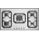 Plita incorporabila Lofra Nettuno HLS9A0, 90 cm, plita gaz, 5 arzatoare,sistem siguranta Stop-Gaz,inox