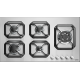 Plita incorporabila Lofra Nettuno HLS9C0, 90 cm, plita gaz, 5 arzatoare,sistem siguranta Stop-Gaz,inox