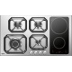 Aragaz Tecnogas P1X66M4VC, 60 cm, gaz, 4 arzatoare, grill, otel inoxidabil Aragaz Tecnogas P1X66M4VC, 60 cm, gaz, 4 arzatoare, grill, otel inoxidabil