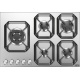Plita incorporabila Lofra Urano HLS7B0, 75 cm, plita gaz, 5 arzatoare,sistem siguranta Stop-Gaz,inox
