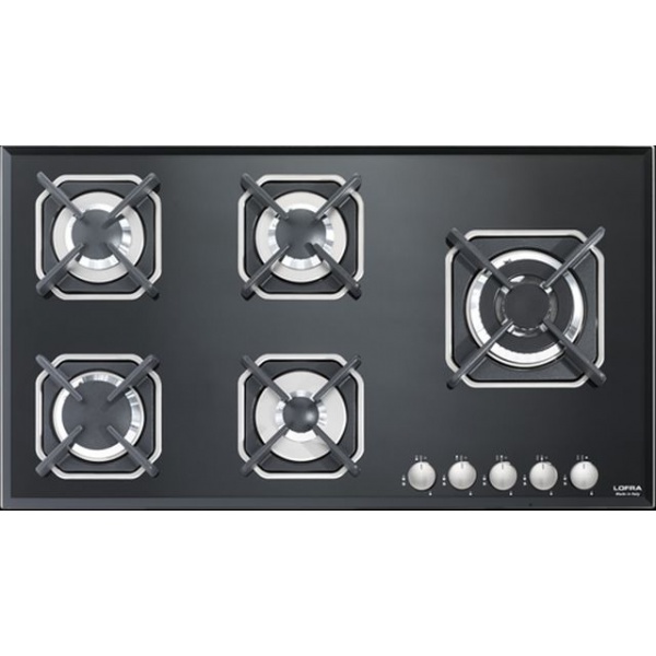 Aragaz Tecnogas P1X66M4VC, 60 cm, gaz, 4 arzatoare, grill, otel inoxidabil