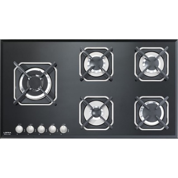 Plita incorporabila Lofra Marte HGN950, 90 cm, plita gaz, 5 arzatoare,sistem siguranta Stop-Gaz,inox