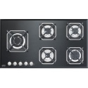 Plita incorporabila Lofra Marte HGN9B0, 90 cm, plita gaz, 5 arzatoare,sistem siguranta Stop-Gaz,sticla neagra