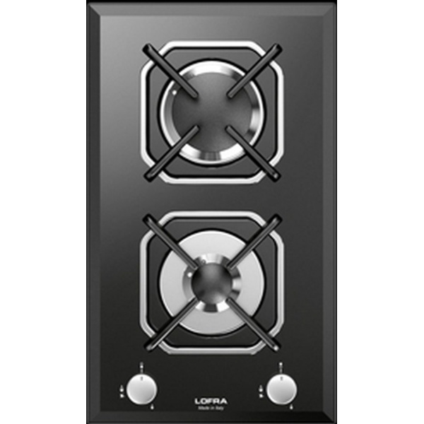 Aragaz Tecnogas P1X66M4VC, 60 cm, gaz, 4 arzatoare, grill, otel inoxidabil