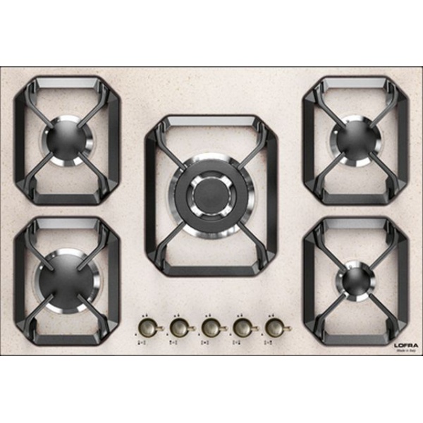 Aragaz Tecnogas P1X66M4VC, 60 cm, gaz, 4 arzatoare, grill, otel inoxidabil