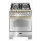 Aragaz Lofra Dolcevita RNM66GVGT/CI, 60x60 cm, gaz, 4 arzatoare, grill, aprindere electronica, timer, negru