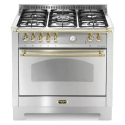 Aragaz Lofra RBI66MFT/CI, 60x60 cm, gaz, 4 arzatoare, grill, aprindere electronica, timer, crem
