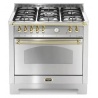 Aragaz Lofra Dolcevita RSG96GVGT/CI, 90x60 cm, gaz, 5 arzatoare, grill, aprindere electronica, timer, inox