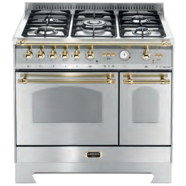 Aragaz Lofra RBI66MFT/CI, 60x60 cm, gaz, 4 arzatoare, grill, aprindere electronica, timer, crem