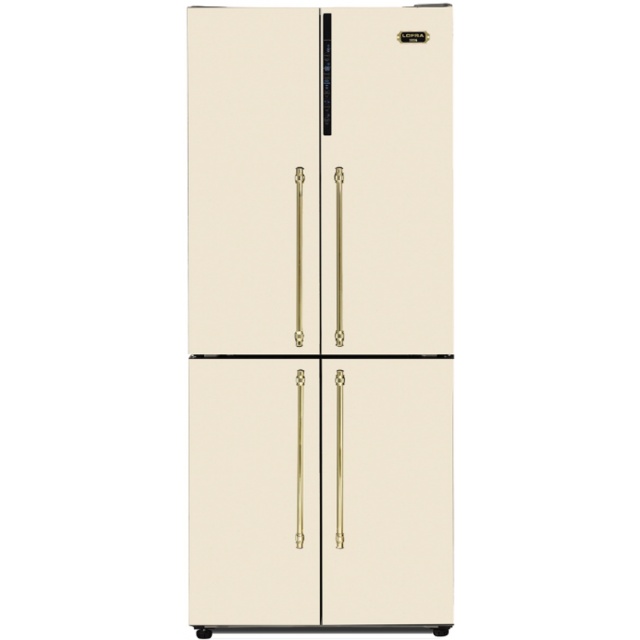 FRIGIDER HAIER HRF-628DF6, A+, 449 kWh/an, 380 L, 199 L, argintiu