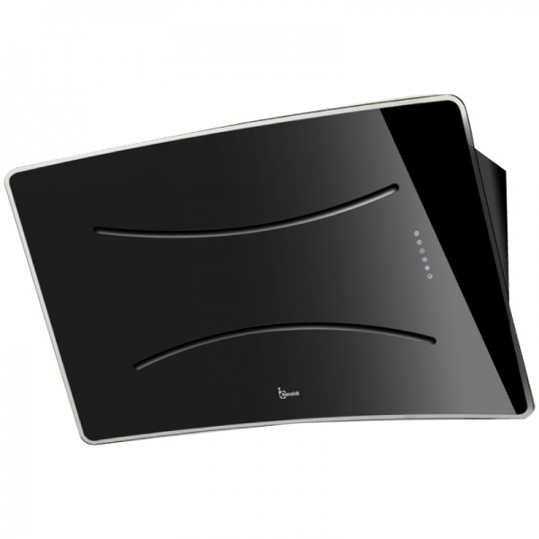 Hota design Baraldi Roxy 01ROX090BL80, 90 cm, 800 m3/h, sticla neagra