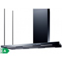 Hota insula Baraldi Elea isola 01ELEIS146BL DX80, 146 x 60 cm, 800 m3/h, semineu pe partea dreapta, negru