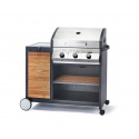 Gratar pe gaz CADAC MERIDIAN 3 + 1 WOODY