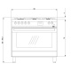 Aragaz Lofra RBI66MFT/CI, 60x60 cm, gaz, 4 arzatoare, grill, aprindere electronica, timer, crem
