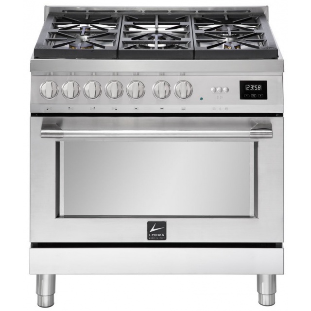 Aragaz Lofra RBI66MFT/CI, 60x60 cm, gaz, 4 arzatoare, grill, aprindere electronica, timer, crem