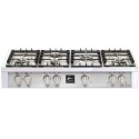 Plita incorporabila Range Top Lofra Professional TAS126/7, 120 cm, 7 arzatoare, aprindere electrica, siguranta gaz, inox