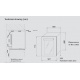 Aragaz Tecnogas P1X66M4VC, 60 cm, gaz, 4 arzatoare, grill, otel inoxidabil