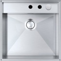 JOLLYNOX 1CCR60MN COMBINATE 60, PENTRU BUCATARIE INCORPORATA, CU 4 ARZATOARE + CUPTOR ELECTRIC, NEGRU MAT