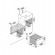 Aragaz Lofra RBI66MFT/CI, 60x60 cm, gaz, 4 arzatoare, grill, aprindere electronica, timer, crem