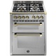 Aragaz Steel Ascot70/2 4i, 70X60cm, 4 zone cu inductie, cuptor electric multifunctional, timer, aprindere electronica, inox