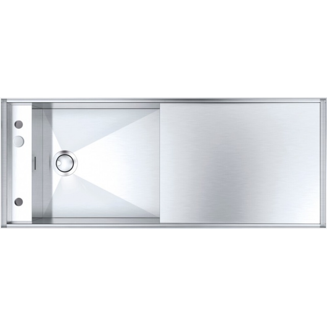 CHIUVETA BUCATARIE BARAZZA MOOD 1LMD91D, CU PICURATOR / DREAPTA, INCASSO, INOX