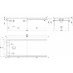 CHIUVETA BUCATARIE BARAZZA MOOD 1LMD91D, CU PICURATOR / DREAPTA, INCASSO, INOX
