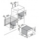 Aragaz Lofra RBI66MFT/CI, 60x60 cm, gaz, 4 arzatoare, grill, aprindere electronica, timer, crem